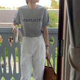 24NEW シンプル レタリング プリントTシャツ 韓国ファッション | RAKUku | 詳細画像12