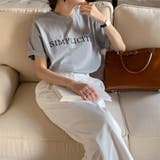 24NEW シンプル レタリング プリントTシャツ 韓国ファッション | RAKUku | 詳細画像7