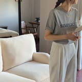 24NEW シンプル レタリング プリントTシャツ 韓国ファッション | RAKUku | 詳細画像8