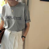 24NEW シンプル レタリング プリントTシャツ 韓国ファッション | RAKUku | 詳細画像10