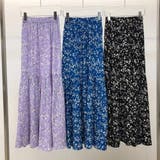 花柄 マーメイド スカート ロング丈 韓国ファッション | RAKUku | 詳細画像11