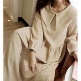 ビッグ襟 ビッグカーラー ロングワンピース | RAKUku | 詳細画像2 