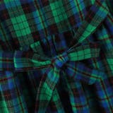 ビッグ襟 チェック柄 レースアップドレス | RAKUku | 詳細画像14 