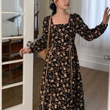 花柄ワンピース 結婚式ワンピース パーティードレス ロング丈 韓国ファッション | RAKUku | 詳細画像6 