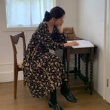 花柄ワンピース 結婚式ワンピース パーティードレス ロング丈 韓国ファッション | RAKUku | 詳細画像7 