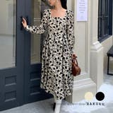 花柄ワンピース 結婚式ワンピース パーティードレス ロング丈 韓国ファッション | RAKUku | 詳細画像1 