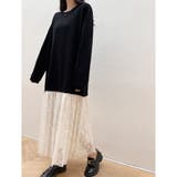 24NEW 異素材 レース ワンピース  エレガント ゆったり ワンピース | RAKUku | 詳細画像7 