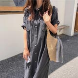 24NEW シャツワンピース ロング丈 マキシ丈 韓国ファッション | RAKUku | 詳細画像18 