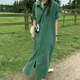 24NEW シャツワンピース ロング丈 マキシ丈 韓国ファッション | RAKUku | 詳細画像3 