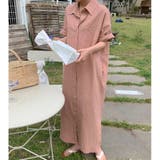 24NEW シャツワンピース ロング丈 マキシ丈 韓国ファッション | RAKUku | 詳細画像21 