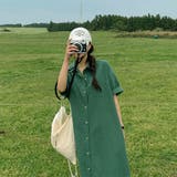 24NEW シャツワンピース ロング丈 マキシ丈 韓国ファッション | RAKUku | 詳細画像4 