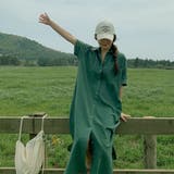 24NEW シャツワンピース ロング丈 マキシ丈 韓国ファッション | RAKUku | 詳細画像6 