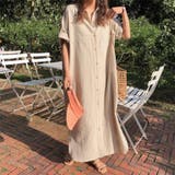 24NEW シャツワンピース ロング丈 マキシ丈 韓国ファッション | RAKUku | 詳細画像7 
