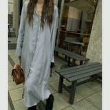 24NEW 春夏 シルキー とろみワンピース ロング丈 韓国ファッション | RAKUku | 詳細画像2 