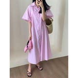 ストライプ シャーツワンピース 韓国ファッション | RAKUku | 詳細画像11 