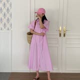 ストライプ シャーツワンピース 韓国ファッション | RAKUku | 詳細画像14 