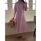 ストライプ シャーツワンピース 韓国ファッション | RAKUku | 詳細画像16 