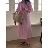 ストライプ シャーツワンピース 韓国ファッション | RAKUku | 詳細画像17 