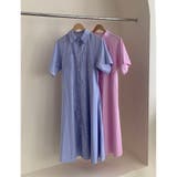 ストライプ シャーツワンピース 韓国ファッション | RAKUku | 詳細画像20 