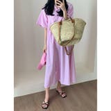 ストライプ シャーツワンピース 韓国ファッション | RAKUku | 詳細画像10 