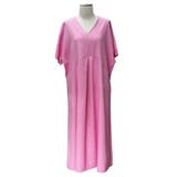 ストレスフリー Vネック ゆったりワンピース 半袖  ロング丈 | RAKUku | 詳細画像15 