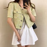 24NEW 半袖 ツイードジャケット 夏ジャケット 韓国風 | RAKUku | 詳細画像2