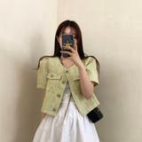 24NEW 半袖 ツイードジャケット 夏ジャケット 韓国風 | RAKUku | 詳細画像3