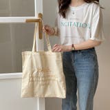 24NEW 刺繍ロゴトートバッグ レタリング | RAKUku | 詳細画像15