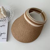 24NEW 春 夏 サンバイザー uvカット 自転車 つば広 麦わら帽子 | RAKUku | 詳細画像6 