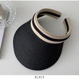 ブラック | 24NEW 春 夏 サンバイザー uvカット 自転車 つば広 麦わら帽子 | RAKUku