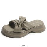 カーキ | 厚底 サンダル
ミュール | RAKUku