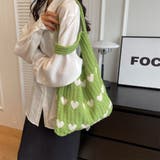 24NEW ハート柄 ニットバッグ | RAKUku | 詳細画像6 