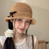 麦わら帽 帽子 ハット UVカット ストローハット リボン帽子 | RAKUku | 詳細画像2 