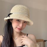 麦わら帽 帽子 ハット UVカット ストローハット リボン帽子 | RAKUku | 詳細画像7 