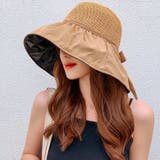 広つば帽子 ハット 紫外線対策 日よけ帽 折りたたみ | RAKUku | 詳細画像4 