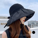 広つば帽子 ハット 紫外線対策 日よけ帽 折りたたみ | RAKUku | 詳細画像1 