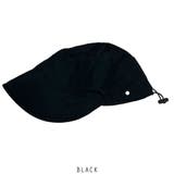 ブラック | UVカット 帽子 キャップ 折りたたみ アウトドア キャンプ 防水素材 | RAKUku