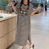 ボーダー柄 Tシャツワンピース マタニティー 大きいサイズ | RAKUku | 詳細画像7