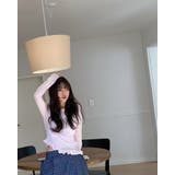 フリルシアートップス アシメントリー ロンT シンプル 個性的 長袖 無地 | RAKUku | 詳細画像2 