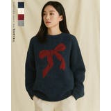 4color フロントリボン クルーネック | RAKUku | 詳細画像1