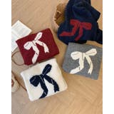 4color フロントリボン クルーネック | RAKUku | 詳細画像3