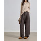 4color 裏ピーチ バレルレッグパンツ | RAKUku | 詳細画像2 