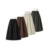 4color 起毛裏地フレアバルーンスカート ウエストゴム | RAKUku | 詳細画像12 