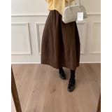 4color 起毛裏地フレアバルーンスカート ウエストゴム | RAKUku | 詳細画像2 