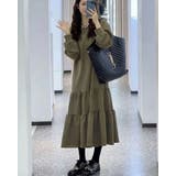 2color ラウンドティアードワンピース ロングワンピース | RAKUku | 詳細画像3