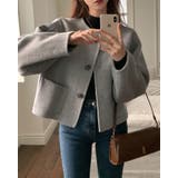 2color ノーカラー ショートジャケット | RAKUku | 詳細画像2 