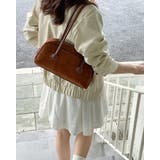 スエード ショルダー ロングボストンバッグ ショルダーバッグ ミニマル 韓国系 | RAKUku | 詳細画像2 