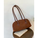 ブラウン | スエード ショルダー ロングボストンバッグ ショルダーバッグ ミニマル 韓国系 | RAKUku