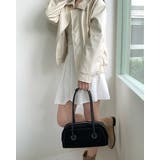 スエード ショルダー ロングボストンバッグ ショルダーバッグ ミニマル 韓国系 | RAKUku | 詳細画像7 