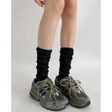 ブラック | シアーソックス シアールーズソックス おしゃれソックス くしゅくしゅソックス | RAKUku